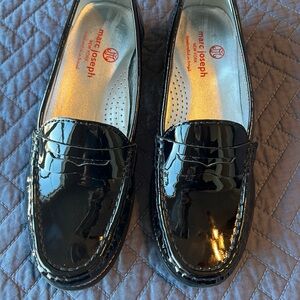 Marc Joseph Black Leather Loafers Women’s size 7.5